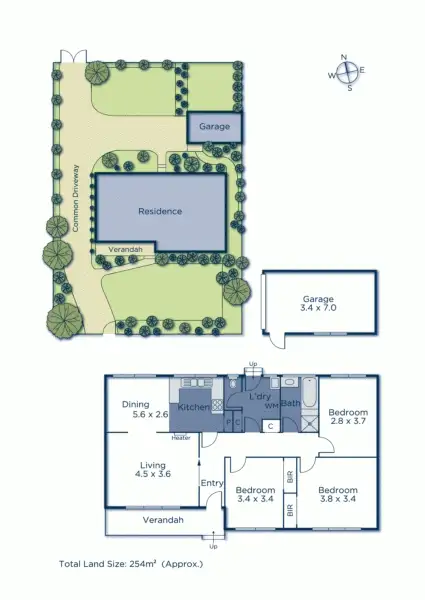 Floorplan of Homely unit listing, 1/653 Whitehorse Road, Mitcham VIC 3132