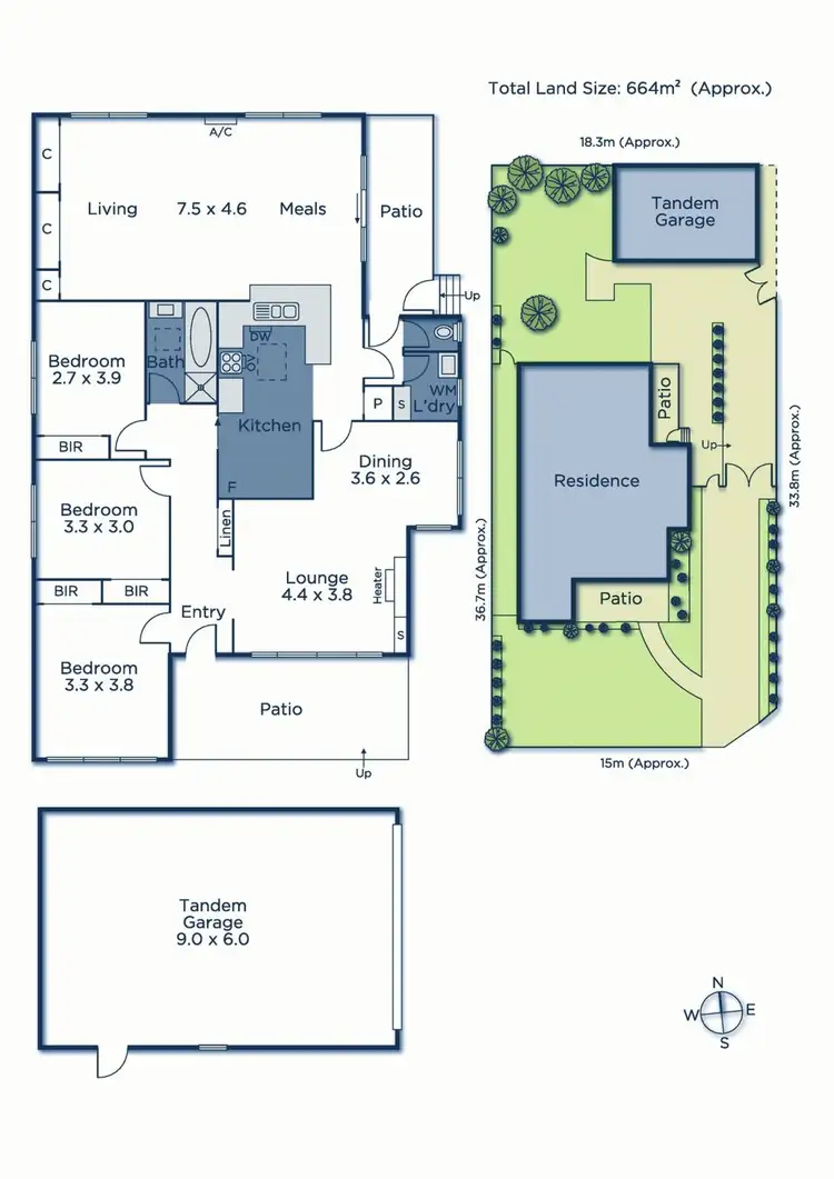 Floorplan of Homely house listing, 55 Ashwood Drive, Nunawading VIC 3131