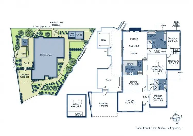 Floorplan of Homely house listing, 5 Periton Place, Vermont VIC 3133