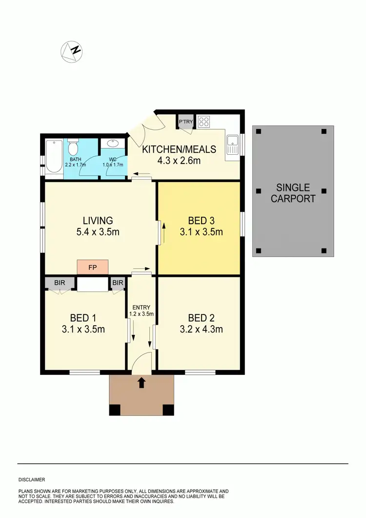 Floorplan of Homely house listing, 1 Magpie Street, Ballarat VIC 3350