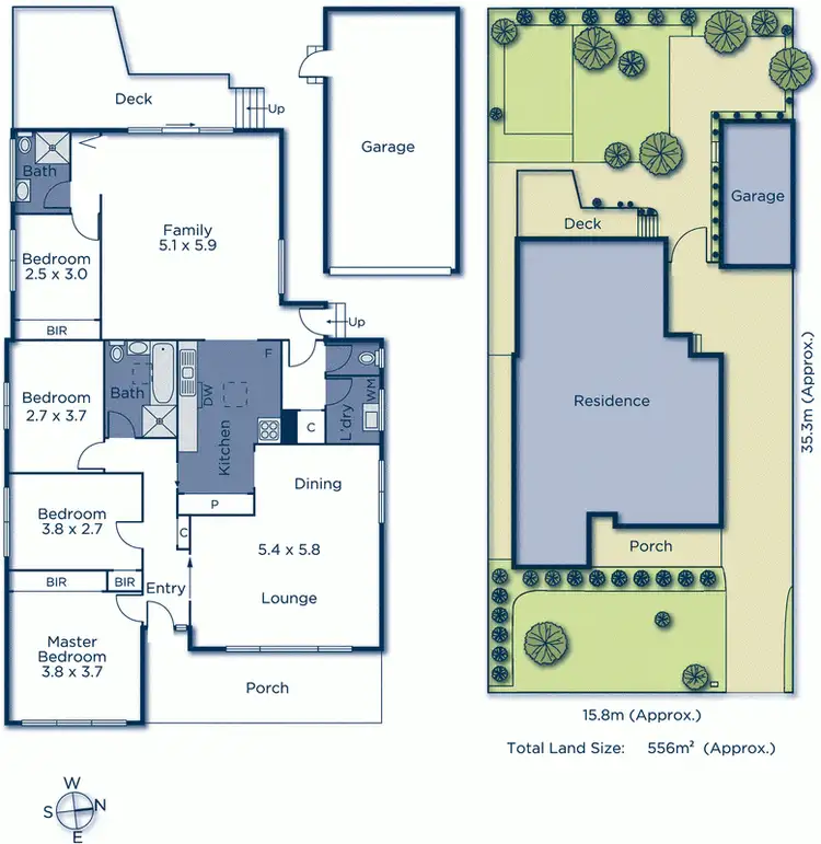 Floorplan of Homely house listing, 55 Timbertop Drive, Vermont VIC 3133