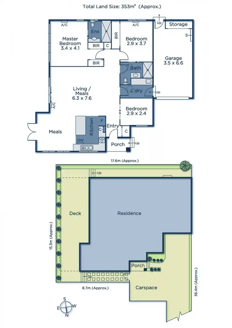 Floorplan of Homely unit listing, 5A Amaroo Court, Box Hill North VIC 3129