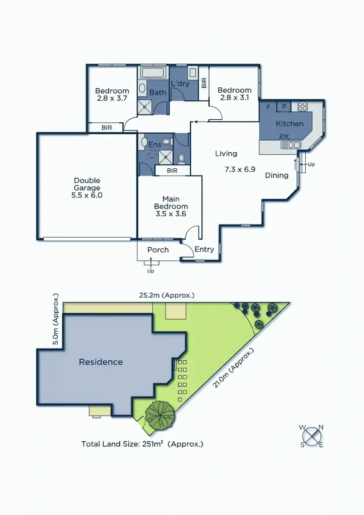 Floorplan of Homely townhouse listing, 3/61 Ranfurlie Court, Forest Hill VIC 3131