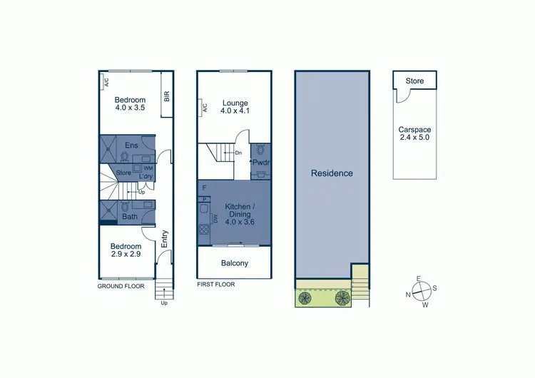 Floorplan of Homely townhouse listing, 7/26A Audsley Street, Clayton South VIC 3169