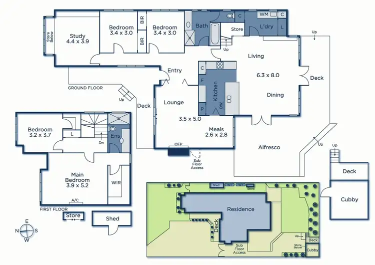 Floorplan of Homely house listing, 6 Constance Street, Blackburn South VIC 3130