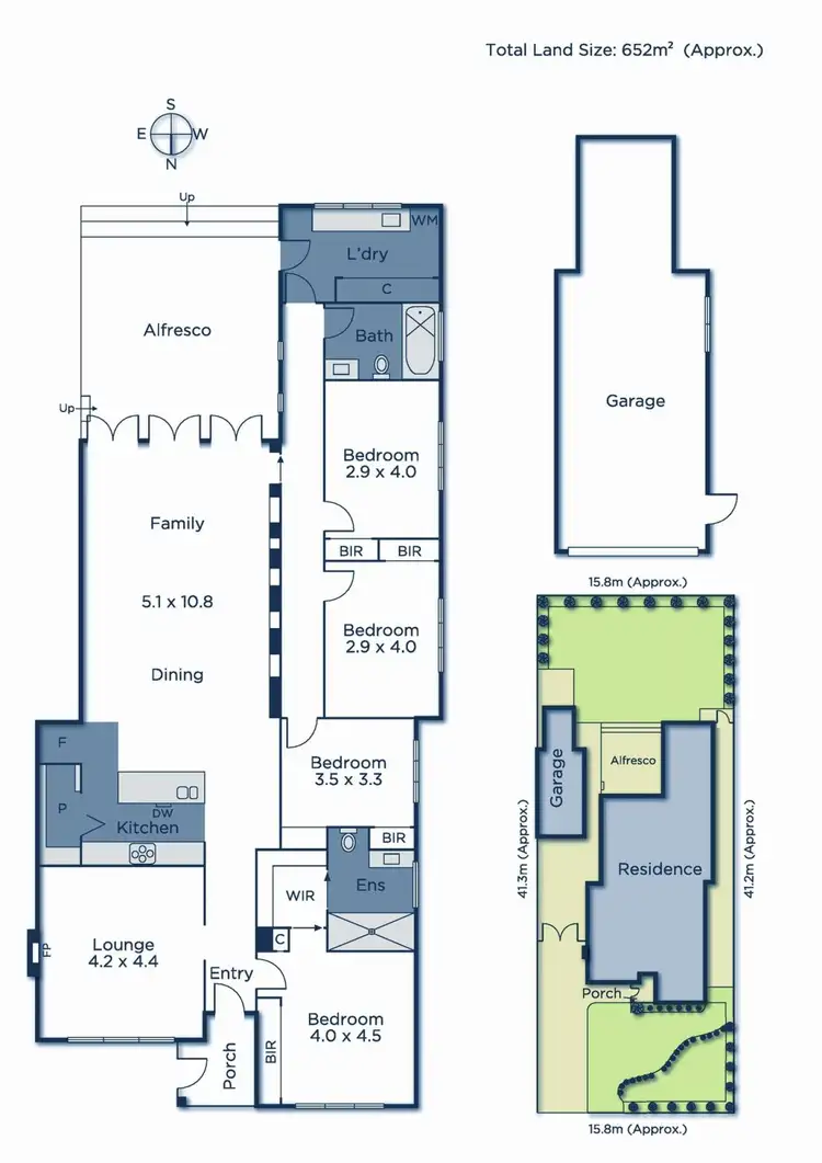 Floorplan of Homely house listing, 48 Alwyn Street, Mitcham VIC 3132