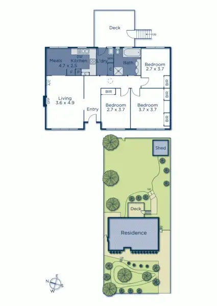 Floorplan of Homely house listing, 25 Tasman Avenue, Nunawading VIC 3131
