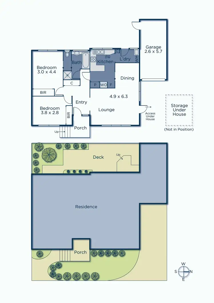 Floorplan of Homely unit listing, 3/33 Donna Buang Street, Camberwell VIC 3124