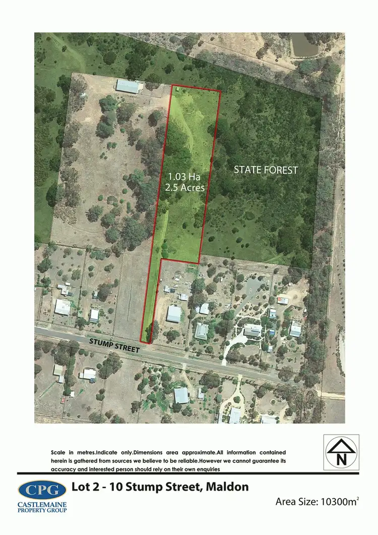 Floorplan of Homely land listing, 10 Stump Street, Maldon VIC 3463