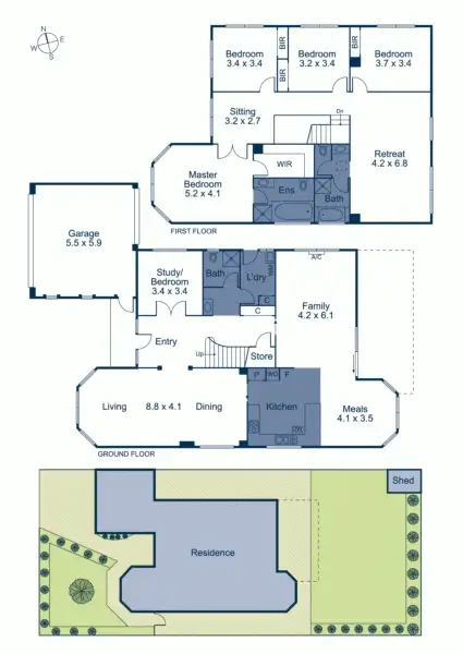 Floorplan of Homely house listing, 5 Ashley Court, Forest Hill VIC 3131