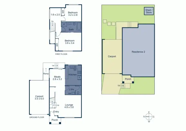 Floorplan of Homely townhouse listing, 9 Third Avenue, Box Hill North VIC 3129