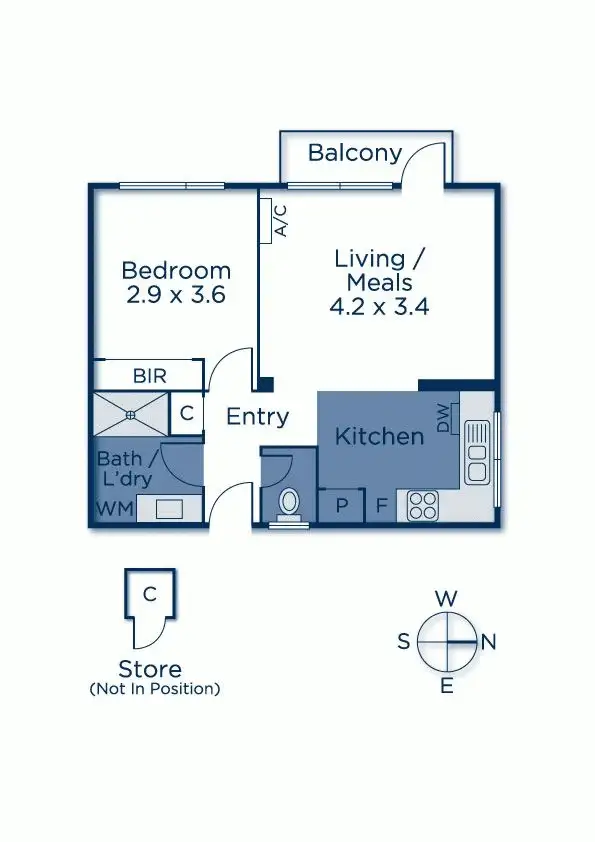 Floorplan of Homely apartment listing, 4/21 Tintern Avenue, Toorak VIC 3142