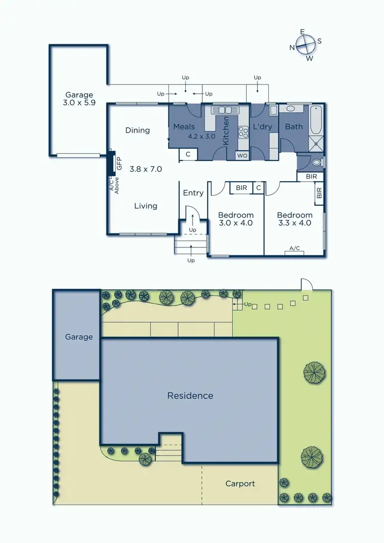 Floorplan of Homely unit listing, 6/15 Iris Road, Glen Iris VIC 3146