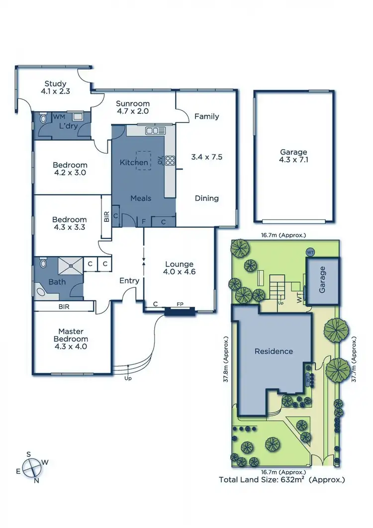 Floorplan of Homely house listing, 6 Highfield Avenue, Blackburn South VIC 3130