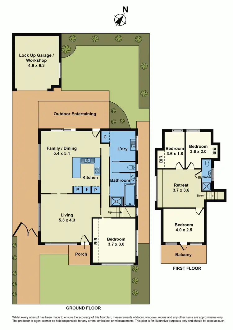 Floorplan of Homely house listing, 46 Pasco Street, Williamstown VIC 3016