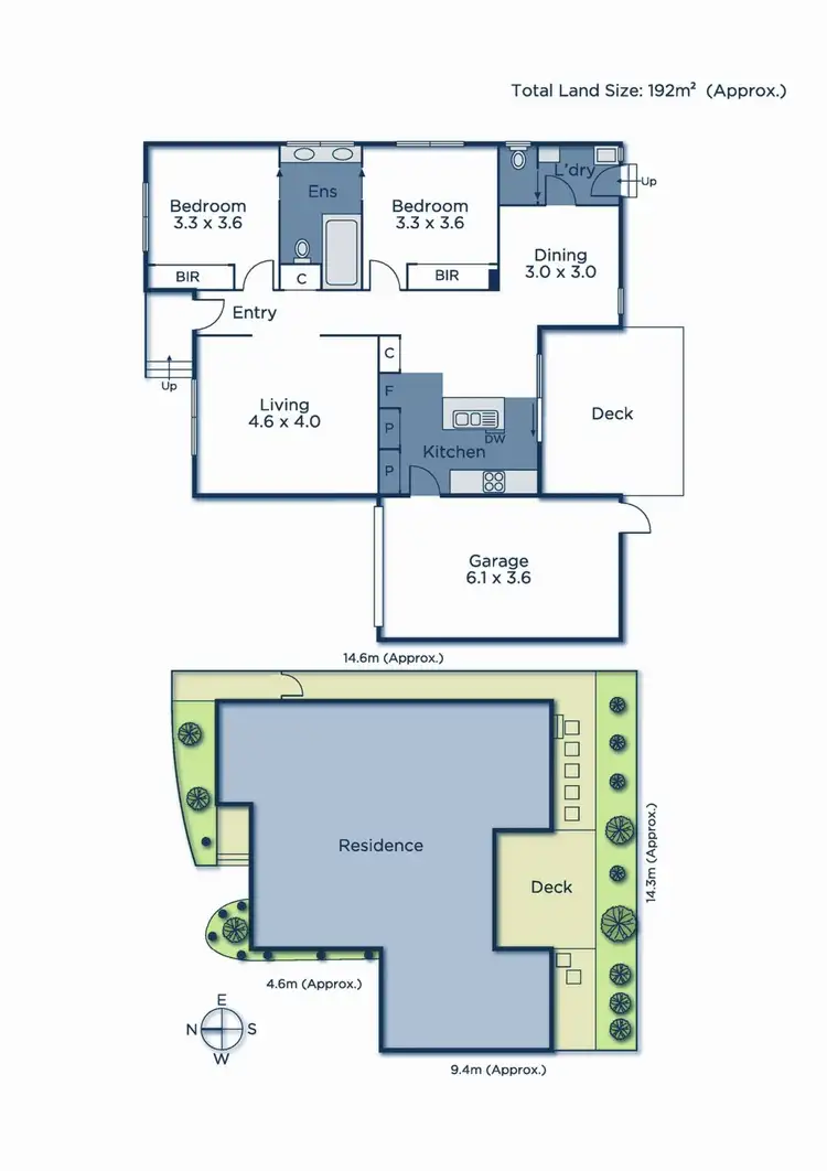 Floorplan of Homely unit listing, 2/2 Stradbroke Road, Boronia VIC 3155