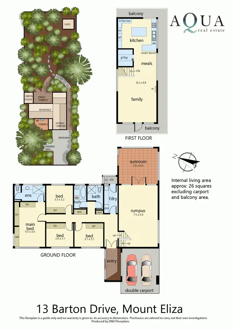 Floorplan of Homely house listing, 13 Barton Drive, Mount Eliza VIC 3930