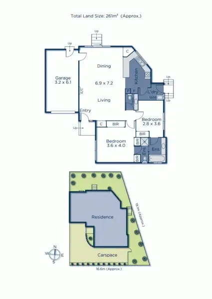 Floorplan of Homely unit listing, 3/53 Doncaster East Road, Mitcham VIC 3132