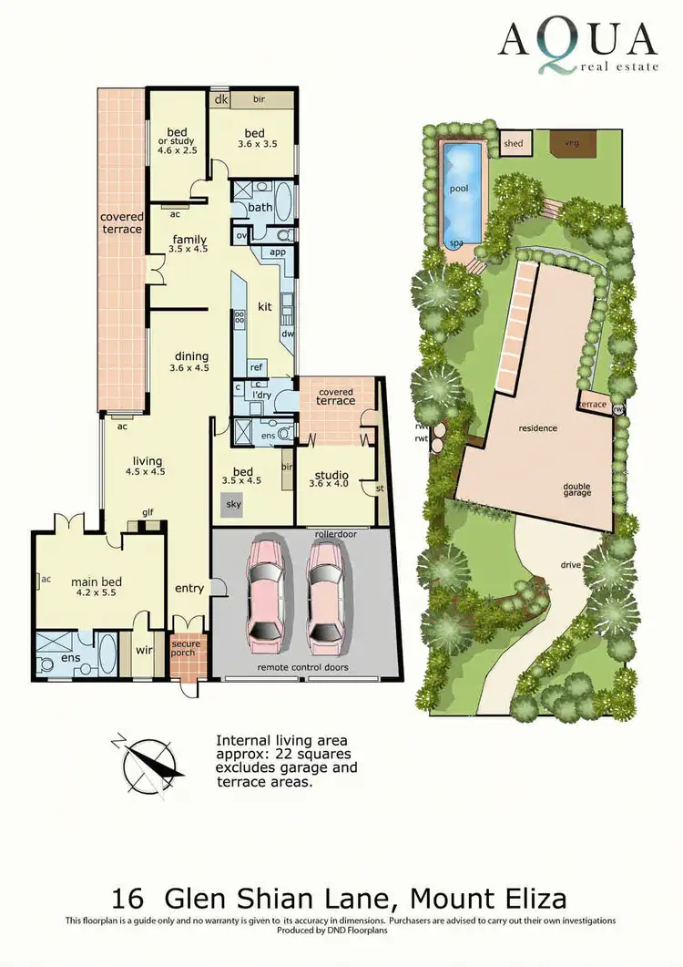 Floorplan of Homely house listing, 16 Glen Shian Lane, Mount Eliza VIC 3930