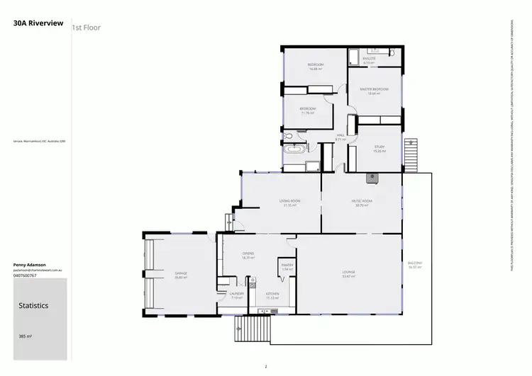 Floorplan of Homely house listing, Seascape - 30A Riverview Terrace, Warrnambool VIC 3280