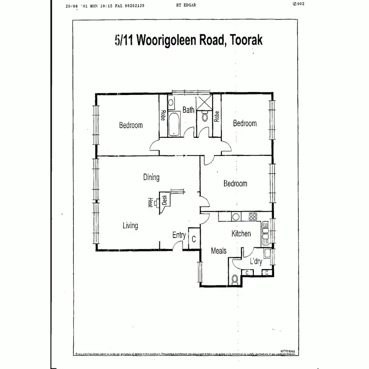 Floorplan of Homely apartment listing, 5-11 Woorigoleen Road, Toorak VIC 3142