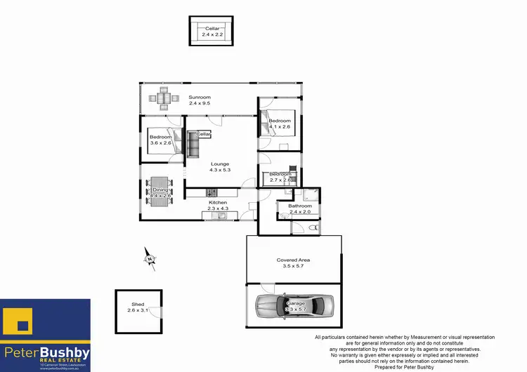 Floorplan of Homely house listing, 16 Gardners Road, Greens Beach TAS 7270