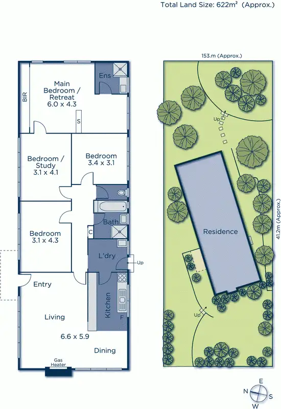 Floorplan of Homely house listing, 11 Dawe Road, Mitcham VIC 3132