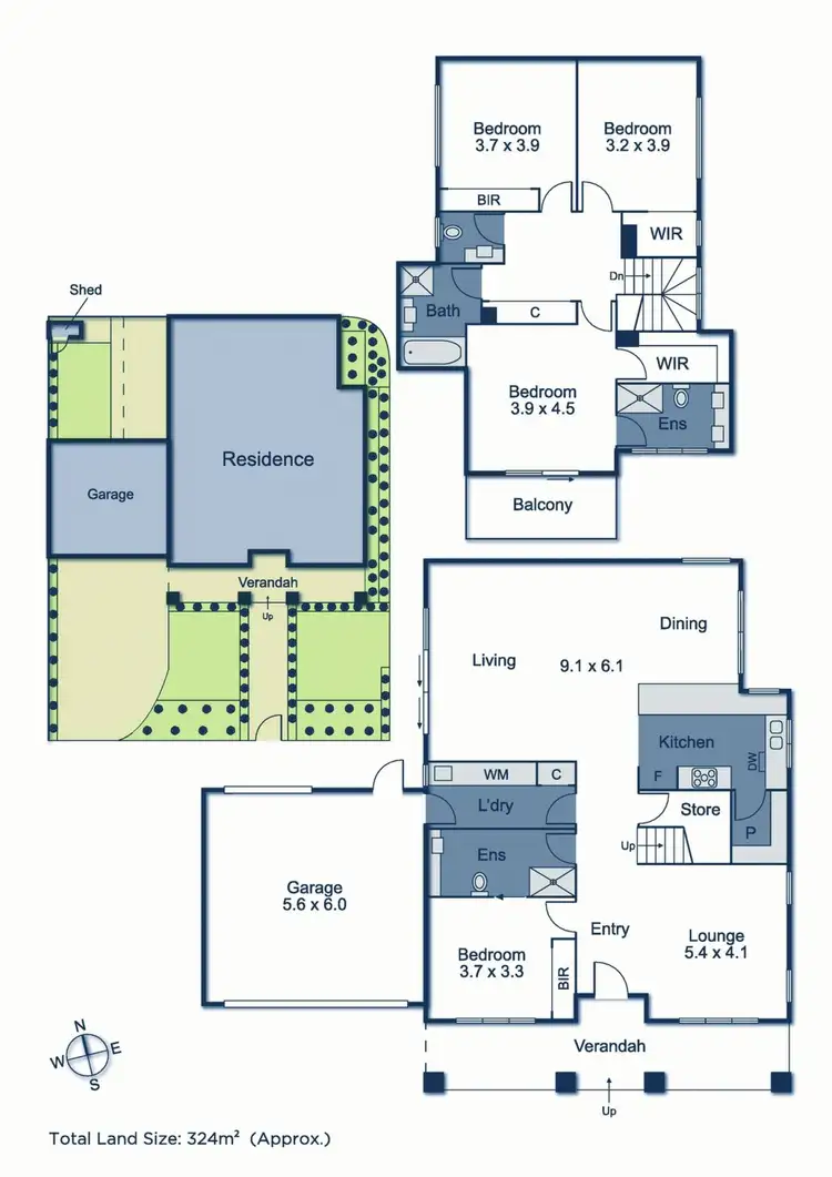 Floorplan of Homely house listing, 1/43 Milton Street, Nunawading VIC 3131