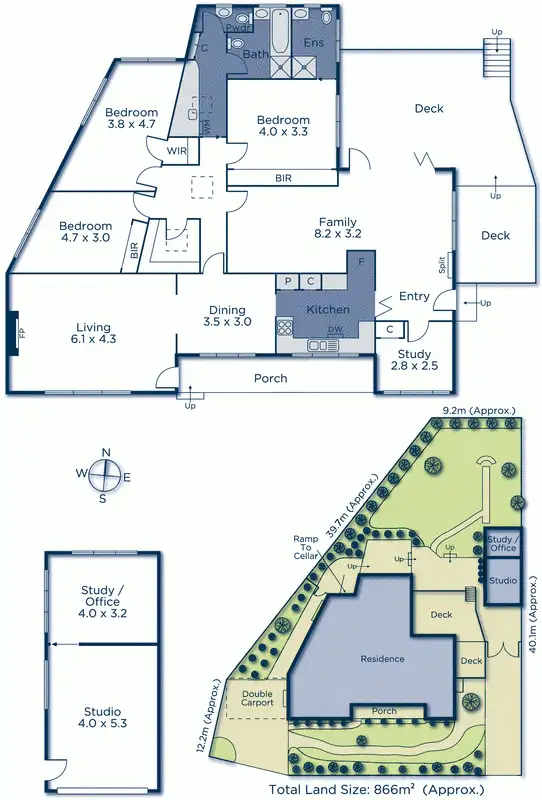 Floorplan of Homely house listing, 1 Ferris Avenue, Mitcham VIC 3132