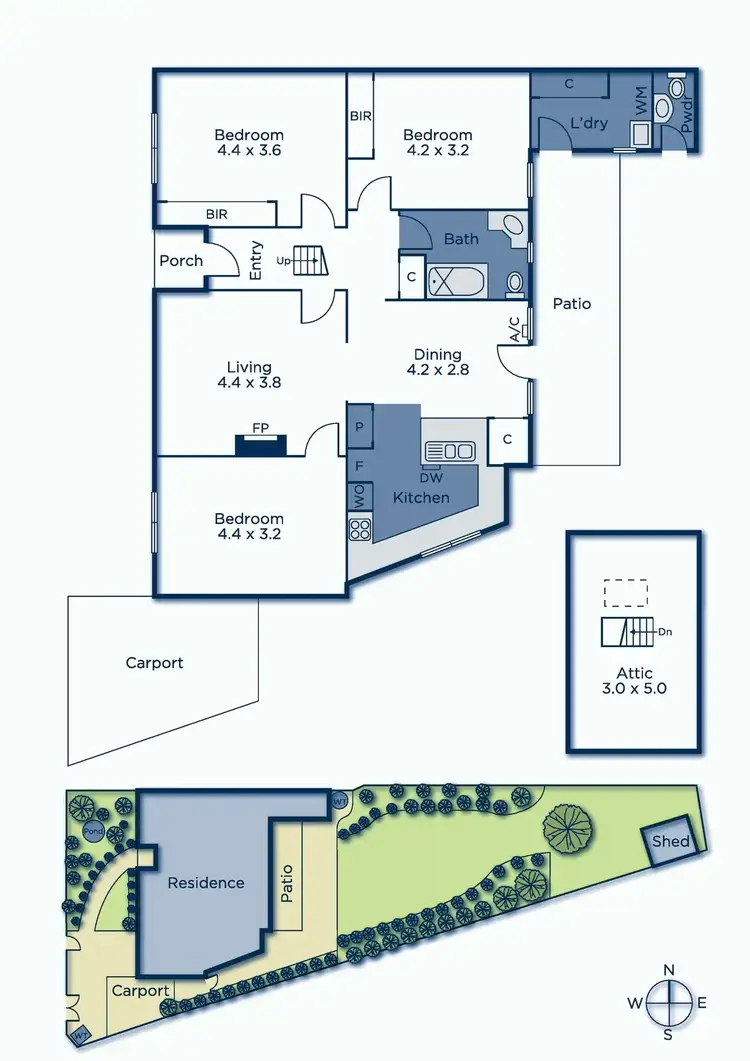 Floorplan of Homely house listing, 19 Sinclair Avenue, Glen Iris VIC 3146