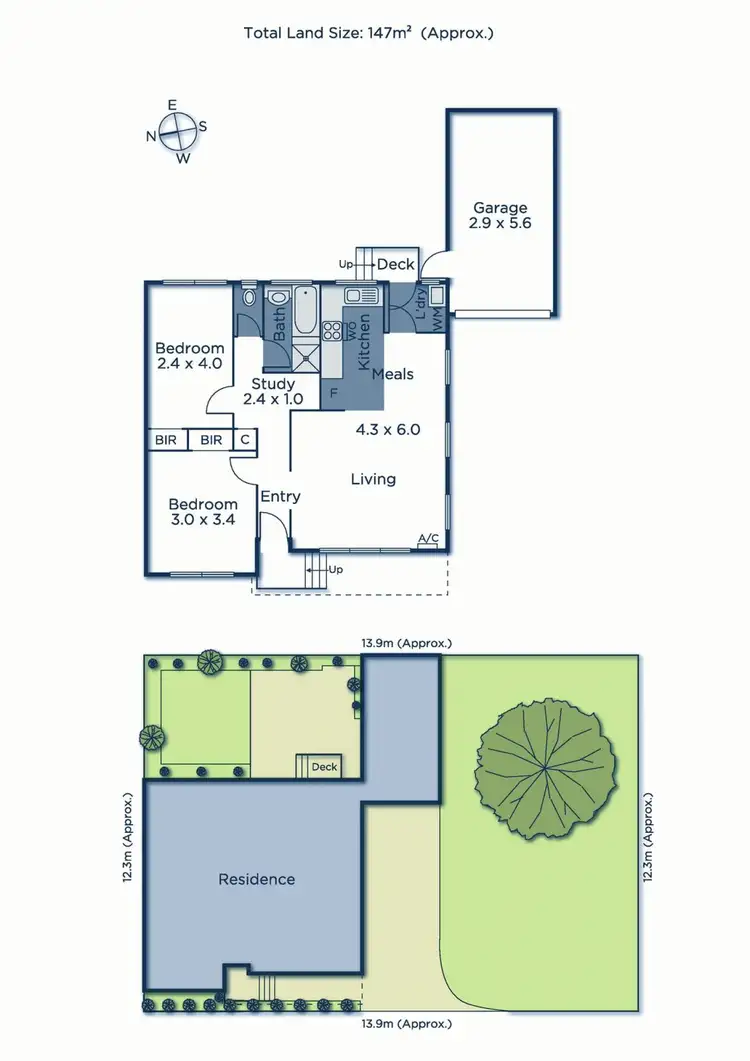 Floorplan of Homely unit listing, 1/23 McGhee Avenue, Mitcham VIC 3132
