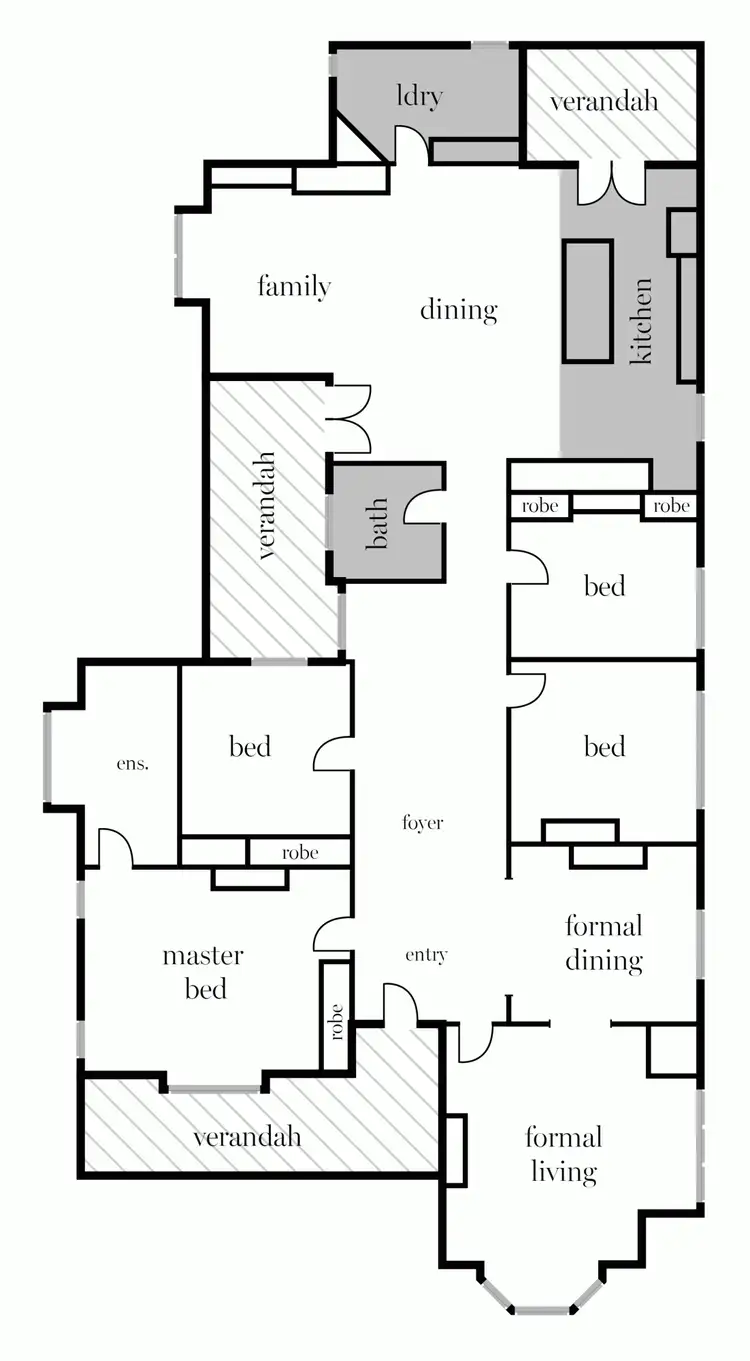 Floorplan of Homely house listing, 222 Drummond Street North, Ballarat Central VIC 3350