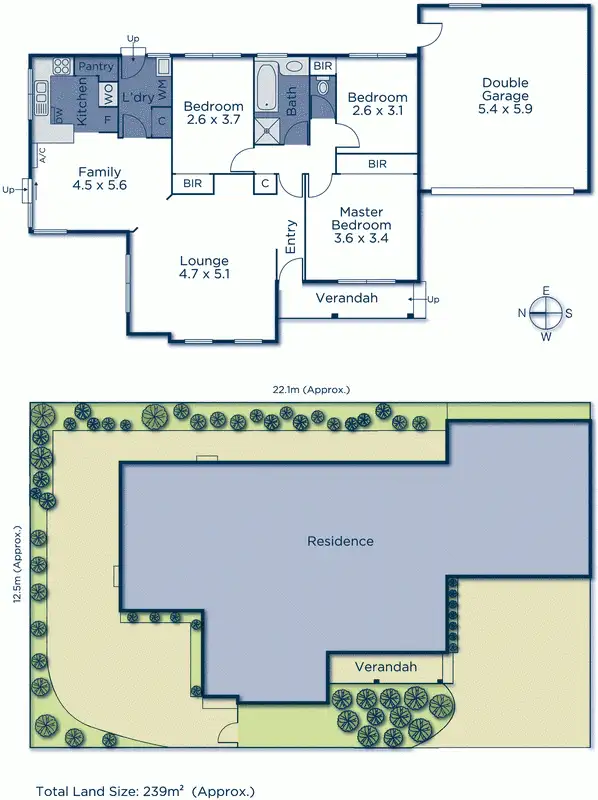 Floorplan of Homely unit listing, 2/670 Main Road, Eltham VIC 3095