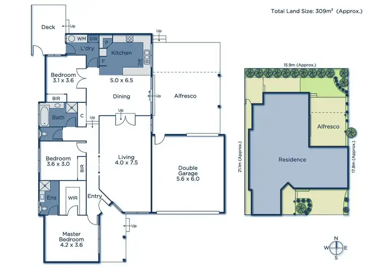Floorplan of Homely unit listing, 2/61 Orient Avenue, Mitcham VIC 3132