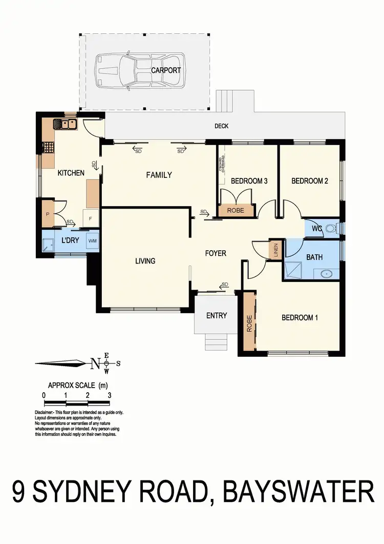 Floorplan of Homely house listing, 9 Sydney Road, Bayswater VIC 3153