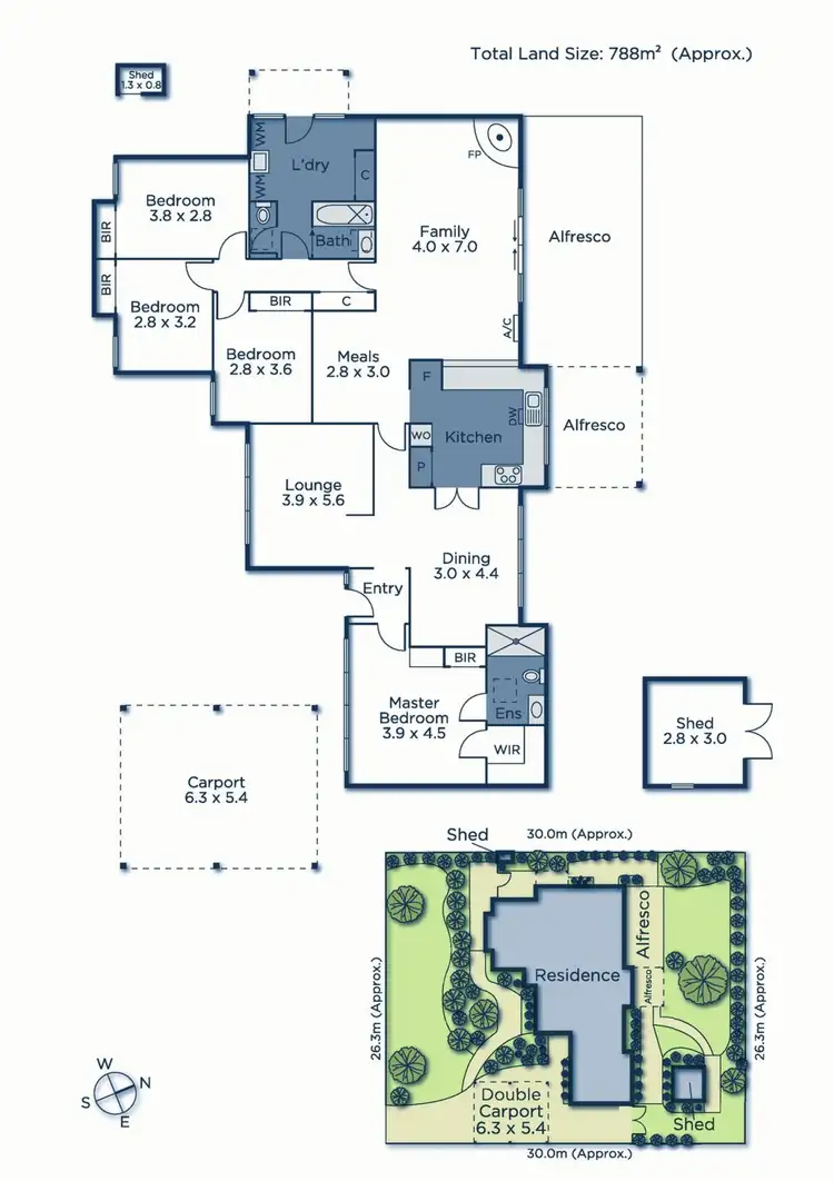Floorplan of Homely house listing, 8 Wallace Avenue, Donvale VIC 3111