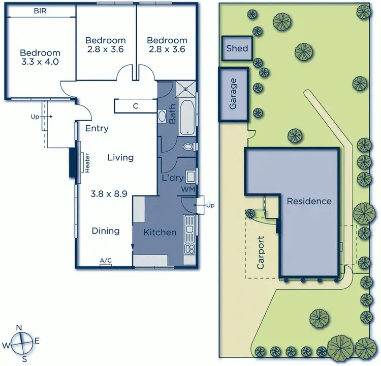 Floorplan of Homely house listing, 35 Ranfurlie Road, Forest Hill VIC 3131