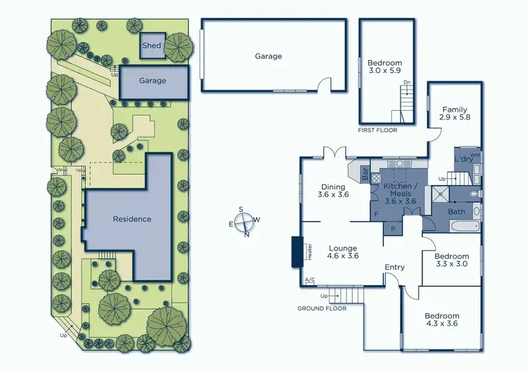 Floorplan of Homely house listing, 1 Leonard Street, Burwood VIC 3125