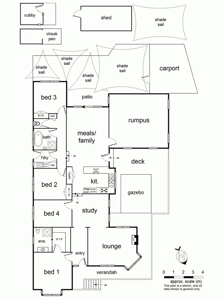 Floorplan of Homely house listing, Address available on request
