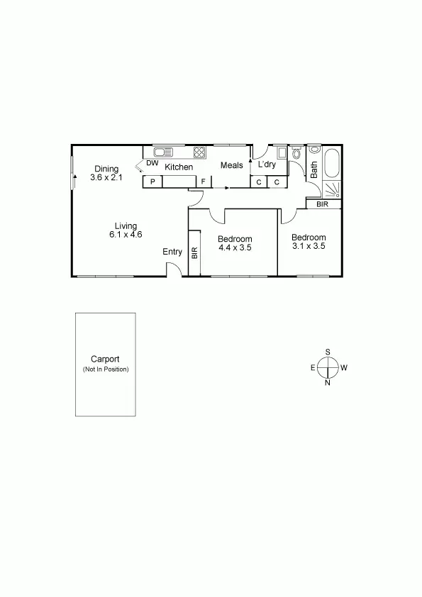 Floorplan of Homely unit listing, 4/109 Through Road, Camberwell VIC 3124