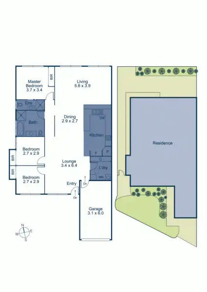 Floorplan of Homely unit listing, 10 Maldon Terrace, Forest Hill VIC 3131