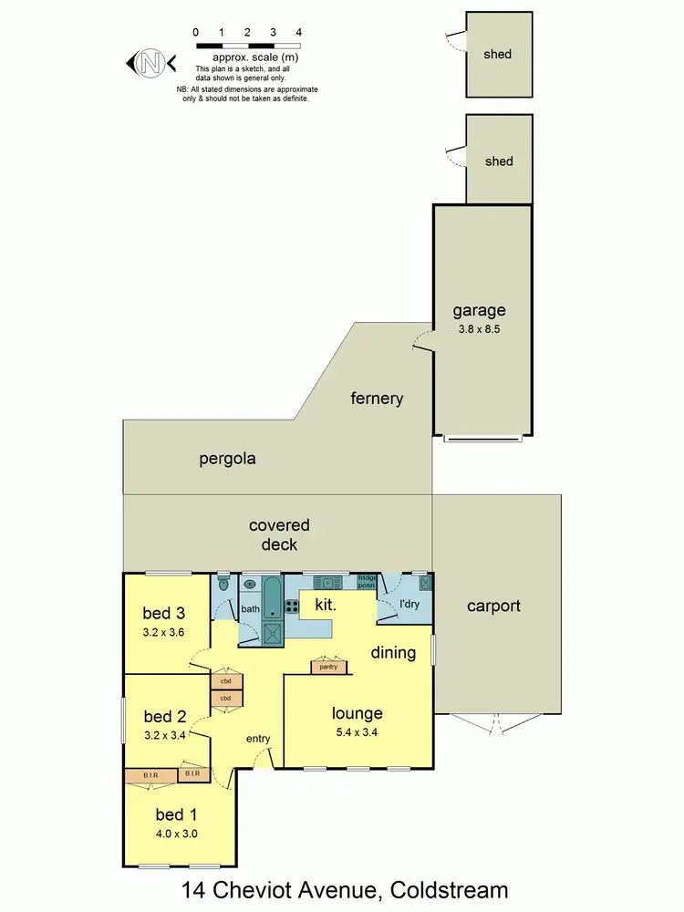 Floorplan of Homely house listing, 14 Cheviot Avenue, Coldstream VIC 3770