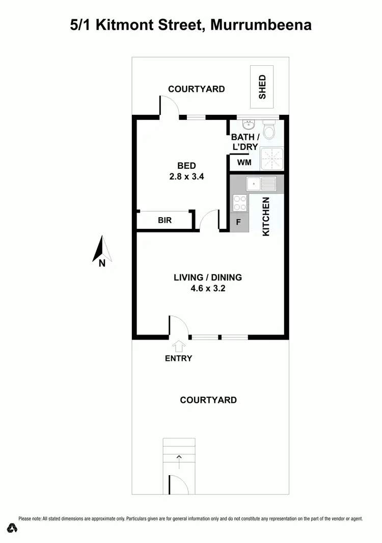 Floorplan of Homely apartment listing, 5/1 Kitmont Street, Murrumbeena VIC 3163