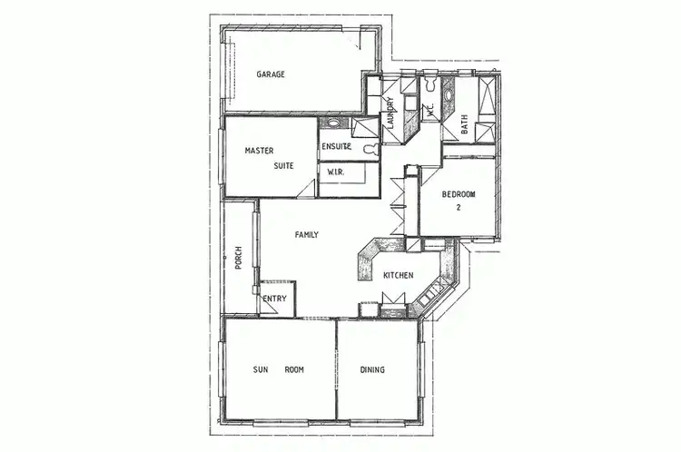 Floorplan of Homely unit listing, 1/48 Clifford Street, Warragul VIC 3820