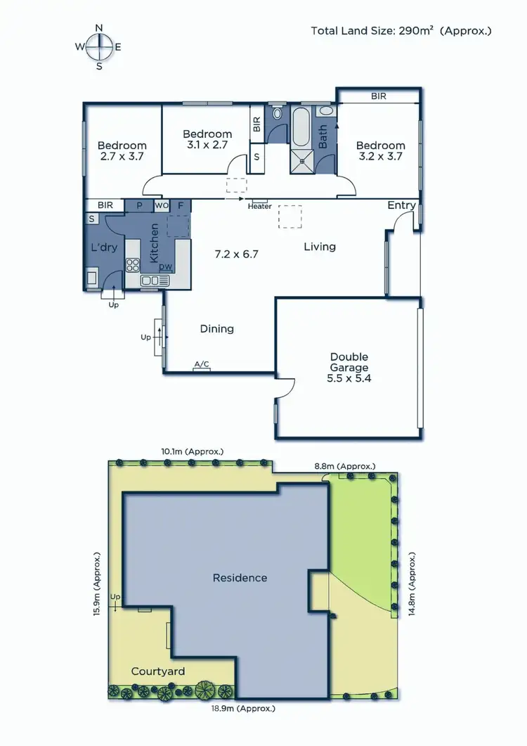Floorplan of Homely house listing, 2A Menin Road, Nunawading VIC 3131