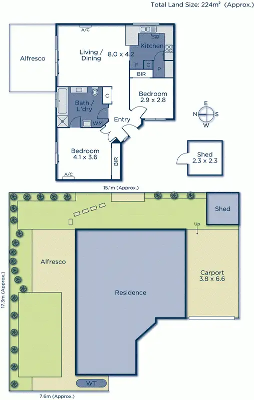 Floorplan of Homely unit listing, 3/50 David Street, Knoxfield VIC 3180