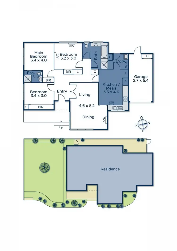 Floorplan of Homely unit listing, 1/1 Clifton Road, Hawthorn East VIC 3123