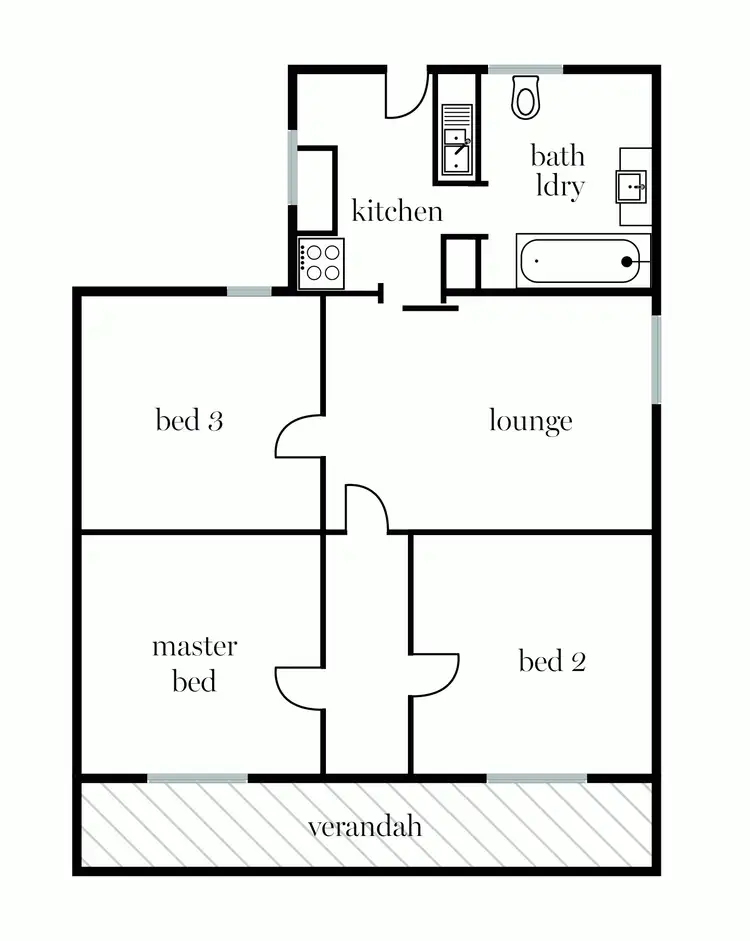 Floorplan of Homely house listing, 14 Hunt Street, Ballarat East VIC 3350