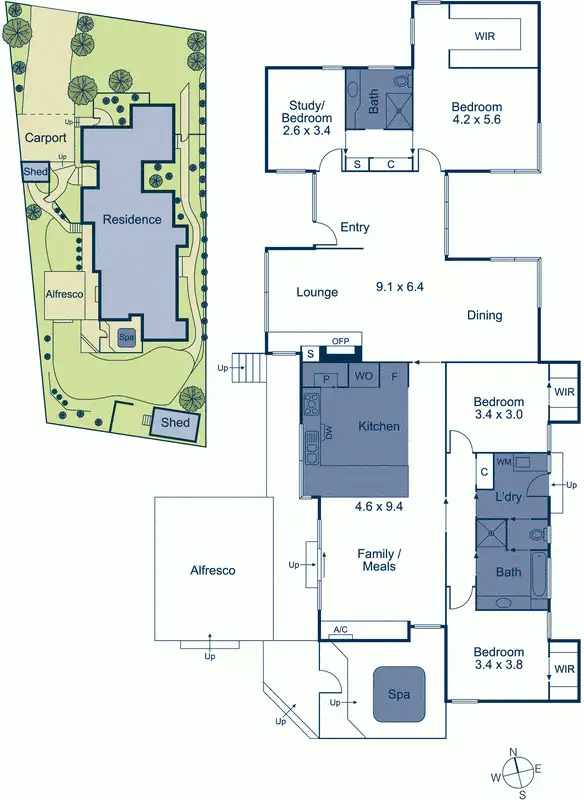Floorplan of Homely house listing, 25 Highfield Avenue, Warranwood VIC 3134
