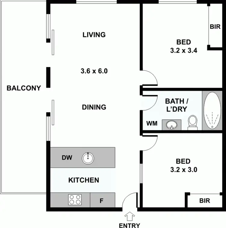 Floorplan of Homely apartment listing, 73/30 Russell Street, Melbourne VIC 3000